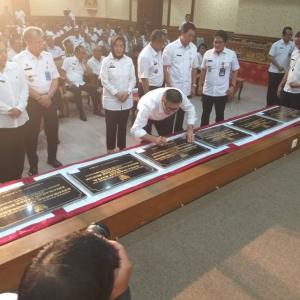 peresmian desa/kelurahan sadar hukum tahun 2018, kantor wilayah kementerian hukum dan ham bali. badung, 08 agustus 2018