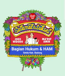 SELAMAT ATAS DILANTIKNYA PRESIDEN Ir. H. JOKO WIDODO DAN WAKIL PRESIDEN K.H. MA'RUF AMIN MASA JABATAN 2019-2024