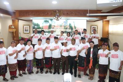 DEKLARASI GERAKAN PENYELAMATAN ASET NEGARA SE PROVINSI BALI BERSAMA GUBERNUR BALI, BUPATI/WALIKOTA, KAJARI DAN KEPALA KANTOR PERTANAHAN SE BALI