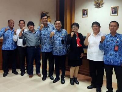KABAG HUKUM DAN HAM SETDA. KABUPATEN BADUNG MENGADAKAN ACARA RAMAH TAMAH DENGAN TIM BANTUAN HUKUM KABUPATEN BADUNG