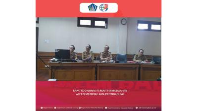RAPAT KOORDINASI TERKAIT PERMASALAHAN ASET PEMERINTAH KABUPATEN BADUNG