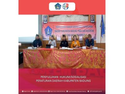 PENYULUHAN  HUKUM/SOSIALISASI PERATURAN DAERAH KABUPATEN BADUNG DI DESA CARANGSARI KECAMATAN PETANG KABUPATEN BADUNG