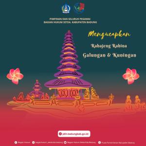 Rahajeng Rahina Galungan & Kuningan