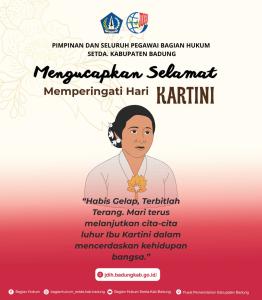 Selamat Hari Kartini. Habis Gelap terbitlah terang. Teruslah bersinar Kartini masa kini.