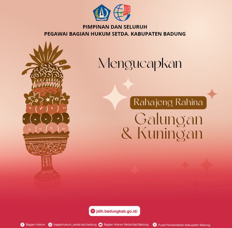 Rahajeng Rahina Galungan lan Kuningan. Dumogi Ida Sang Hyang Widhi Wasa mapaica kerahayuan lan kerahajengan.