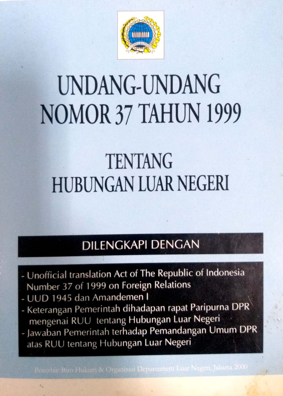 UNDANG-UNDANG NOMOR 37 TAHUN 1999