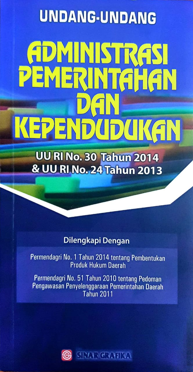 Undang-Undang Administrasi Pemerintahan Dan Kependudukan