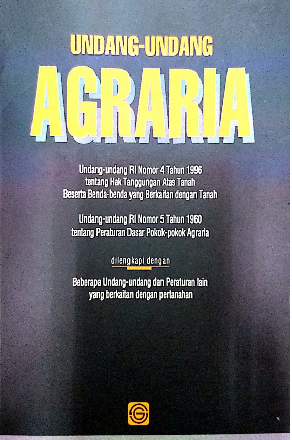 UNDANG-UNDANG AGRARIA 